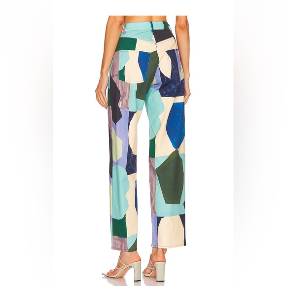 Multi color pants wore once! - Picture 2 of 5